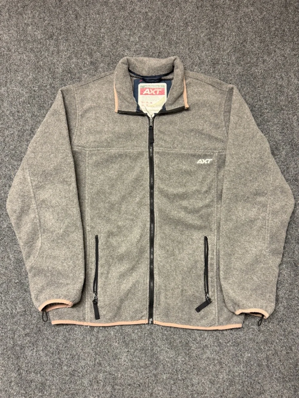 Vintage‎ Aeropostale Grey Zip Fleece Jacket Y2K L